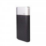 Wholesale 4000 mAh Leather Style Ultra Compact Portable Charger External Battery Power Bank (Black)